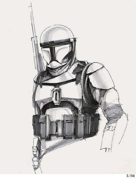 Kershed's tweet photo. September 23, 1999: Star Wars: Attack of the Clones: @_Jay_Shuster_ successfully merged the eyes of the bounty hunter helmets with the mouth of the stormtrooper helmet, which would eventually lead to the clone trooper helmet. #StarWarsArchives19992005: https://t.co/M907YGZsjm https://t.co/agihzcEY8v