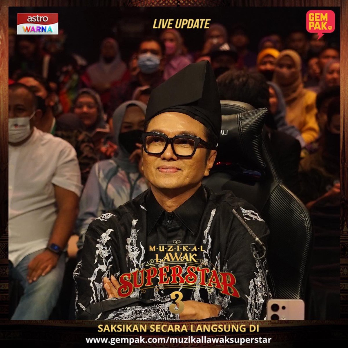 Astro_Gempak's tweet photo. #GempakLive : Juri2 yang setia hingga ke pusingan akhir ! 

Dapatkan Pek Premium 1 untuk penjimatan hebat. Hanya RM99.99/bln untuk 6 bulan! WhatsApp "NAK ASTRO" ke 03 9543 3838

#NowYouCan #NewAstroExperience #PekPrimary
#MuzikalLawakSuperstar3 #mls3 https://t.co/cA2p94aydn