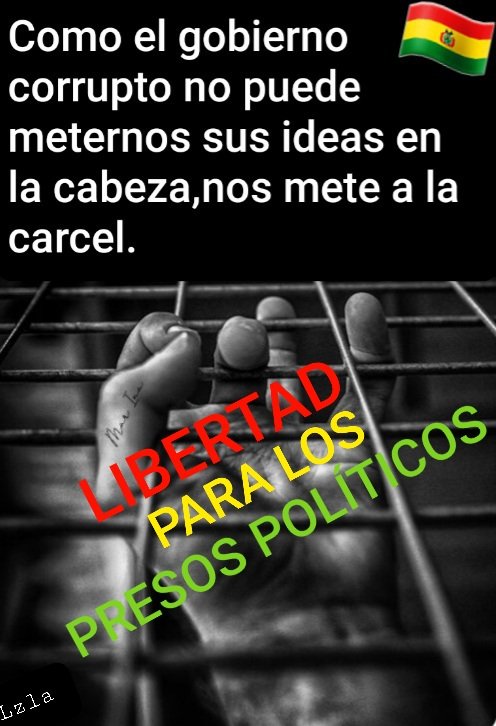 CelaLuzy's tweet photo. @_Cesar_Munoz @BrujulaNoticias Alto a la #PersecucionPolitica en #Bolivia 
#HelpBolivia tierra sin justicia https://t.co/o8BzkdVzdP
