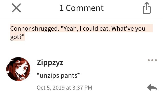 Wattpad Comments tweet media