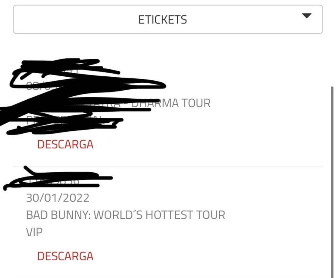 FbrayanTc's tweet photo. Vendo 2 entradas  la playa 2da fecha y 3 platinium 1ra fecha. Ya me queda pocos... 928/569/614
#BadBunny #badbunyentradas #Peru #badbunyperu #conciertobadbuny
#zonaplaya https://t.co/QNhd61q9VR