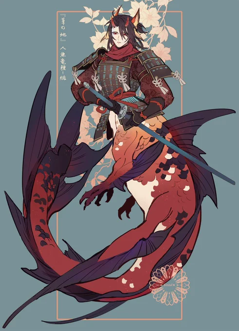 『葦の地』の人魚竜久しぶりのパロ美しくて凶暴な生物～楽しかった#ELDENRING  #EldenRingFanart 