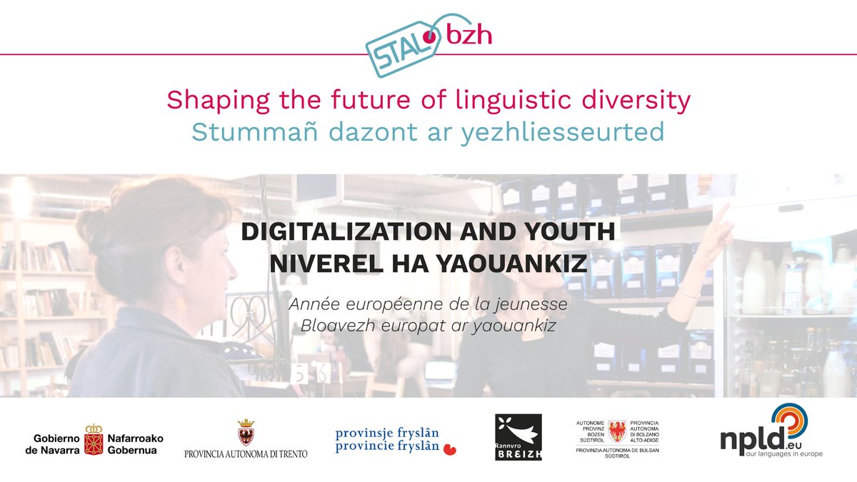 E Brusel e vimp dilun evit kinnig stal.bzh. 💬Pedet omp bet gant <a href="/npldeu/">NPLD</a> da gemer perzh d'an darvoud "Shaping the future of linguistic diversity" gant <a href="/OPAB_OPLB/">Ofis Publik ar Brezhoneg | Actualités</a> 

Gallout a rit heuliañ an divizoù enlinenn forms.office.com/pages/response…