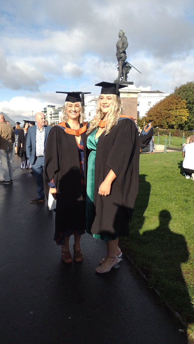 AlexOugh's tweet photo. #PlymGrad @PlymUni well done Laura and Becky https://t.co/gtFeEGpenx