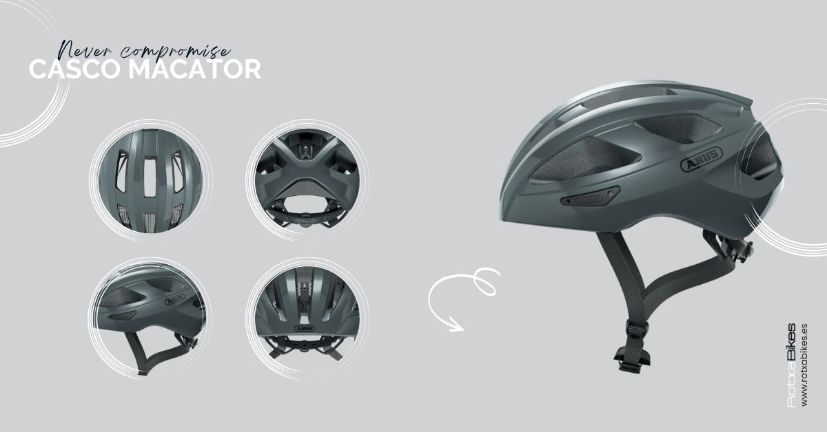 RotxaBikes's tweet image. Reponemos CASCO #MACATOR 🙌

Race grey &amp;amp; Pearl white👇

El Macator es un casco deportivo, tiene un cómodo acolchado y ofrece una excelente ventilación🚴‍♂️

Pásate por nuestra tienda y llévate tu favorito🥰
_
#helmets #performanceprotection #abushelmets #roadcycling #gravelcycling