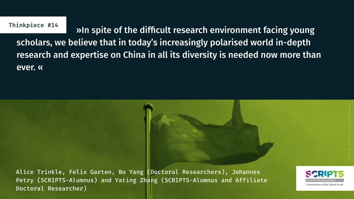 Contestations of the Liberal Script (SCRIPTS) (@scriptsberlin) on Twitter photo Researchers conducting research on China are facing many hurdles. How to overcome them? In their new #Thinkpiece, Alice Trinkle, <a href="/garten_felix/">Felix Garten</a>, @johannes_petry, Bo Yang & Yating Zhang reflect on solutions from data collection to collaboration. Read more scripts-berlin.eu/publications/T… Researchers conducting research on China are facing many hurdles. How to overcome them? In their new #Thinkpiece, Alice Trinkle, <a href="/garten_felix/">Felix Garten</a>, @johannes_petry, Bo Yang & Yating Zhang reflect on solutions from data collection to collaboration. Read more scripts-berlin.eu/publications/T…
