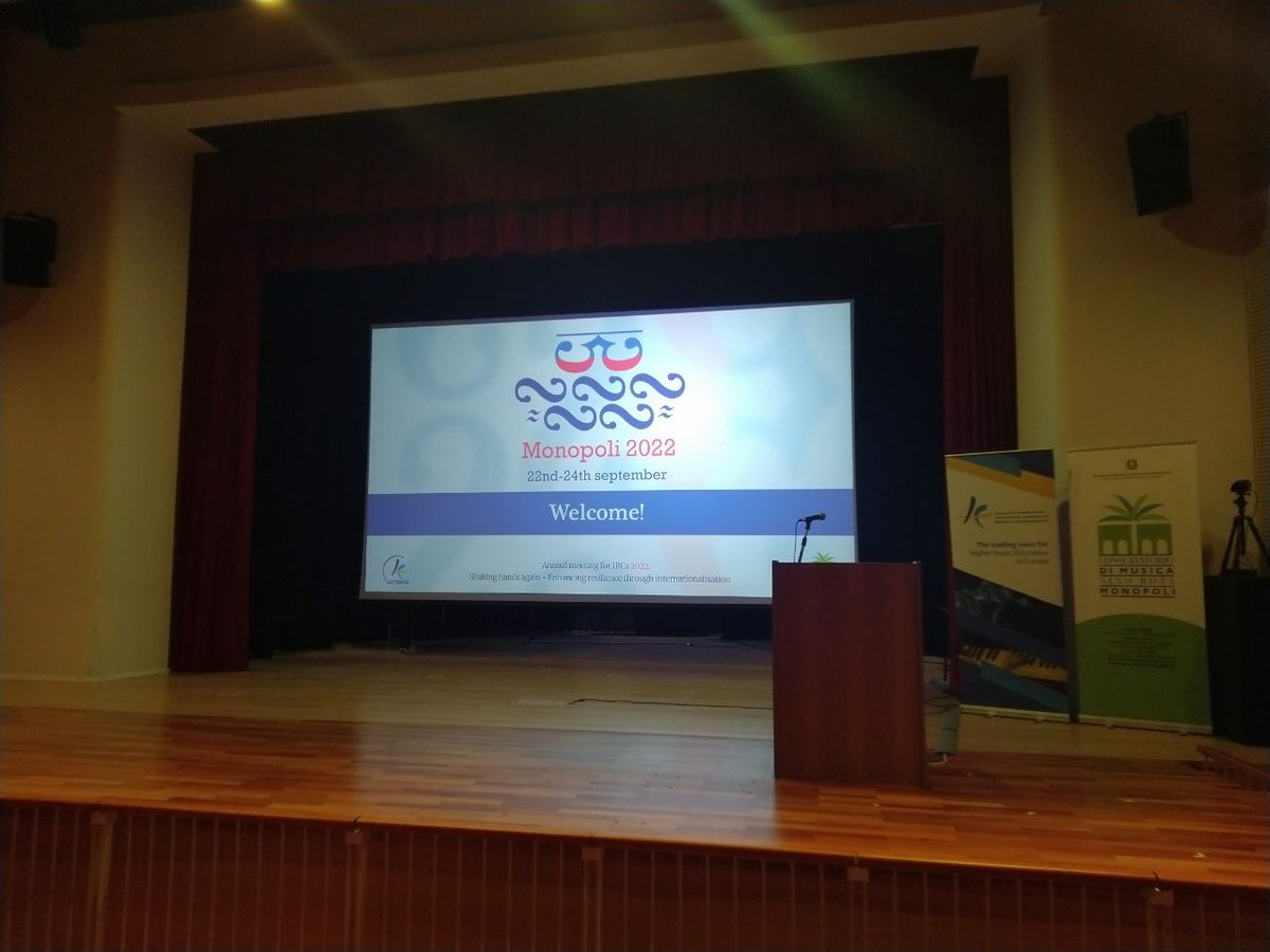 AEConservatoire's tweet photo. 📸What a great feeling to be all together at the #AECIRC2022! We are happy to welcome in-person and online participants, who yesterday discussed #translocality with Errol Boon, and then #BIPs #Digitisation, #GlobalPerspective, #InternationalisationAtHome. 

Now ready for day 2! https://t.co/fuERUlz1EQ