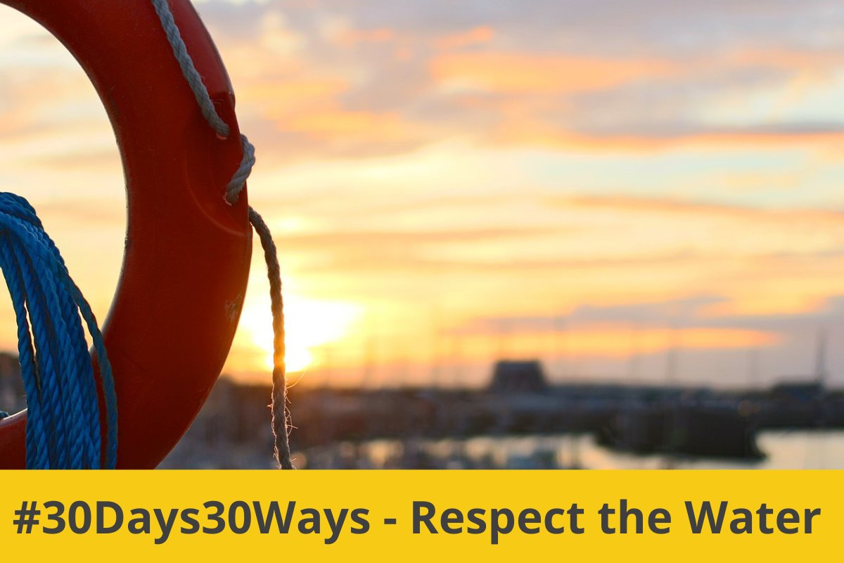 Respect the Water #30Days30Ways

If you find yourself in trouble in water remember to #FloatToLive. If someone is in trouble in water call 999. Ask for Fire inland and Coastguard at the coast. 
#BeWaterAware #KeepWalesSafe #RespectTheWater #FloatToLive