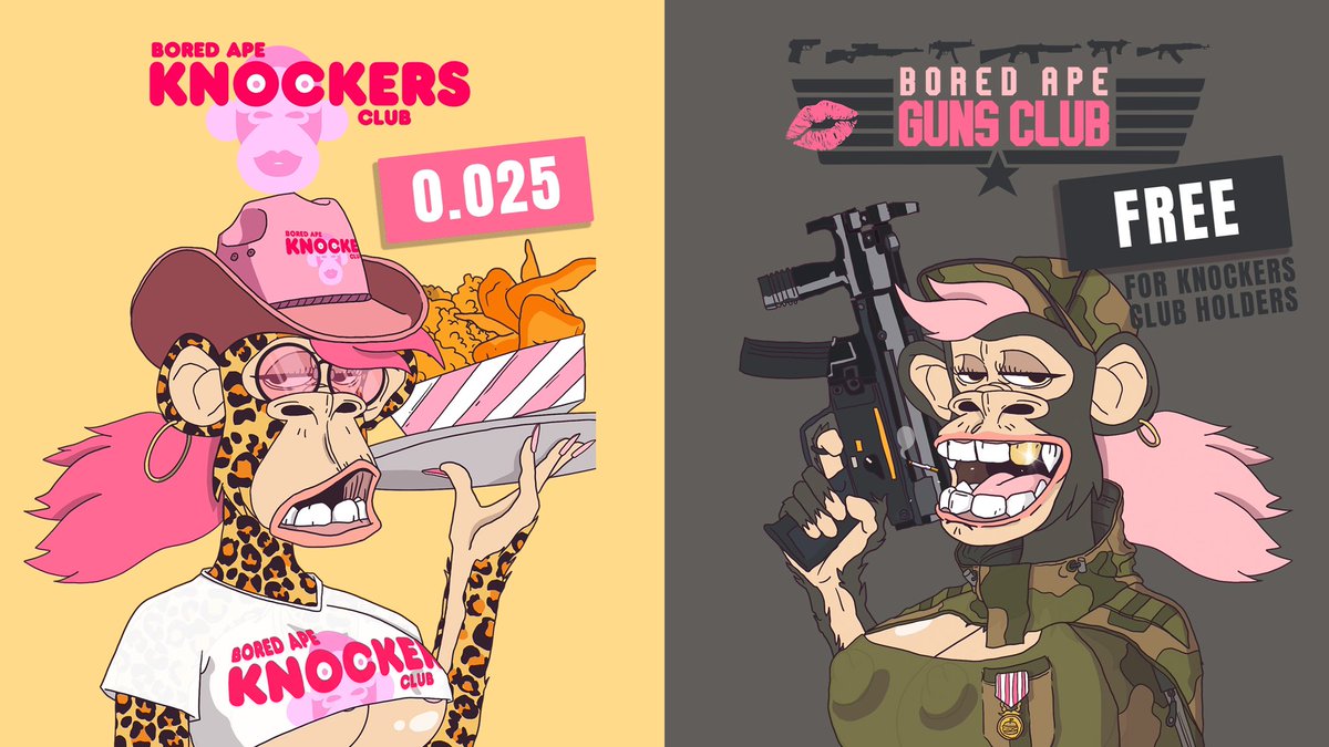 🎀 WHITE-LIST 🎀

All <a href="/CoolKidzNFT/">Cool Kidz Clubᵍᵐ</a> 🎀 are on The White List 🎁 

￼3003 <a href="/BoredApeKCWR/">Bored Ape Knockers Club 🛍 PRE-SALE is LIVE 🛍</a> 

￼On sell out all BAKC owners will be able to mint a BAGC for FREE

#NFT #NFTs #NFTCommunity #MintAwards2022 #NFTMINT #BAYC