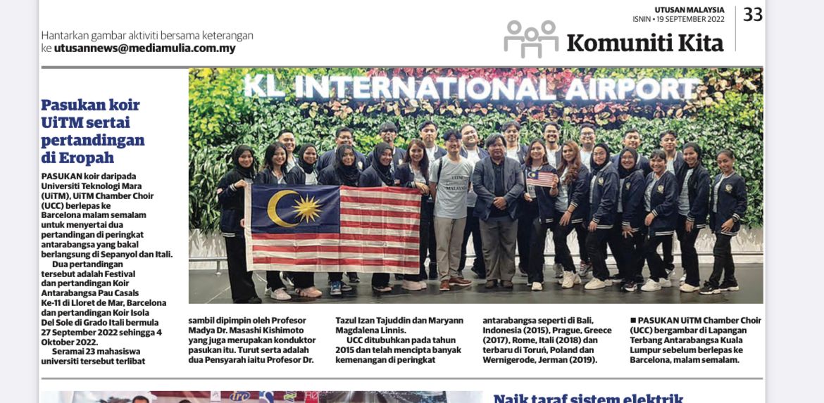 College of Creative Arts, UiTM tweet media