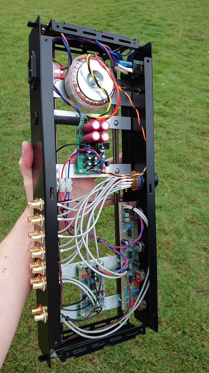 double_oh_two's tweet image. I made a preamp and I'm just happy with how it turned out 😊