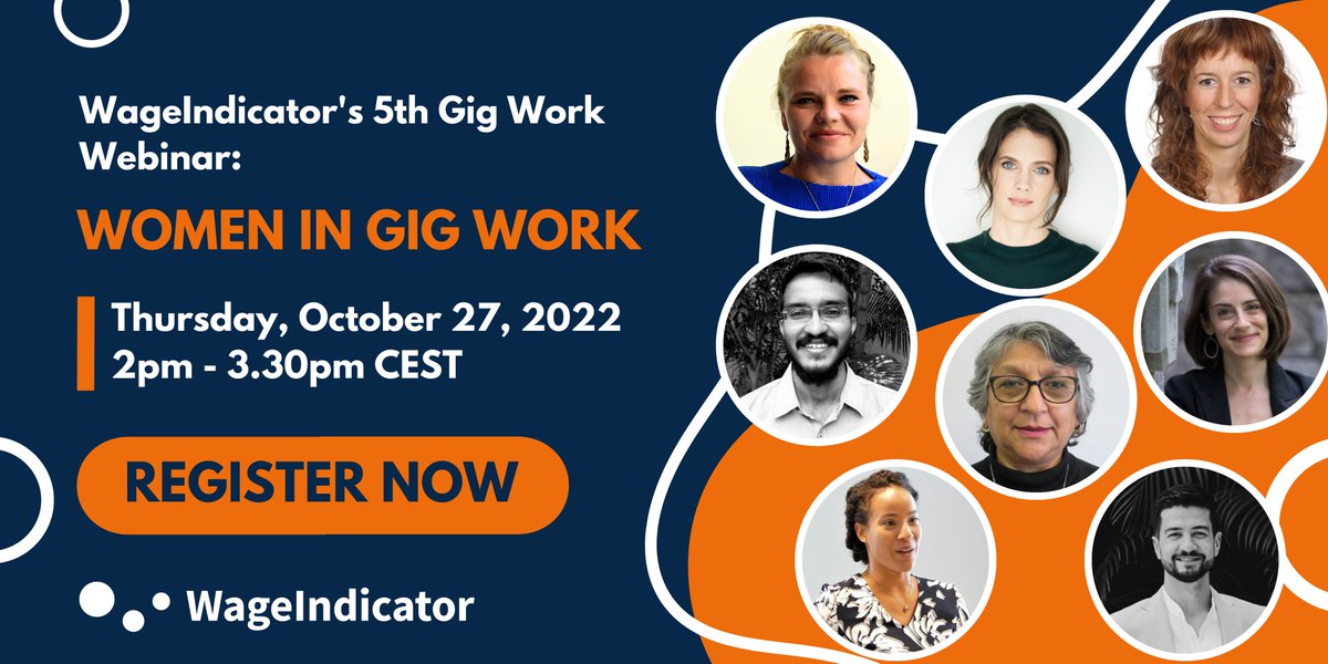 WageIndicator's tweet photo. Join us on the 27th of October in our next #Gig webinar, as we turn our attention to female domestic workers’ opportunities and challenges on digital platforms.

You can learn more about the event and sign up at https://t.co/LAgUMW9b6l

#WomenAtWork #GigEconomy https://t.co/N5TREQYEKJ