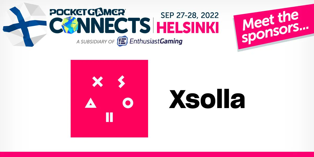 We’re delighted to have Xsolla join us as gold sponsors for #PGConnects Helsinki, September 27-28. You can meet and connect with them next week!

It’s not too late to grab a ticket! https://t.co/zaTIR4Ioan

@xsolla https://t.co/vqTpEO8TpD