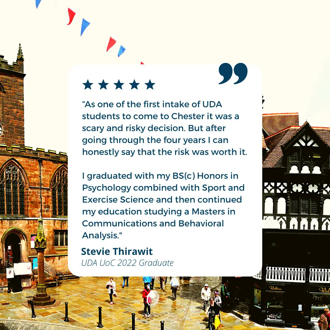 For recent graduate, Stevie, the opportunity to study his degree abroad was a career step worth taking. 

We're so excited for you, Stevie!