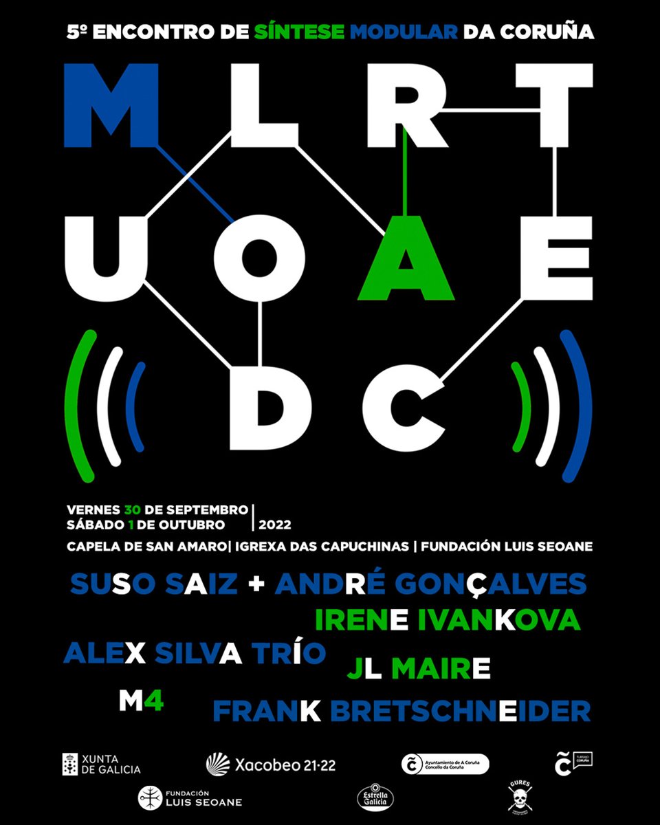 FundLuisSeoane's tweet photo. A 5ª edición de #MODULARTEC, o Encontro de Síntese Modular da Coruña, regresa de novo á @FundLuisSeoane + info: https://t.co/WsAzNHHAKJ
#sintetizadores #músicaelectrónica #Acoruña #fundaciónluisseoane #culturacoruña https://t.co/hM3fKdcdUb