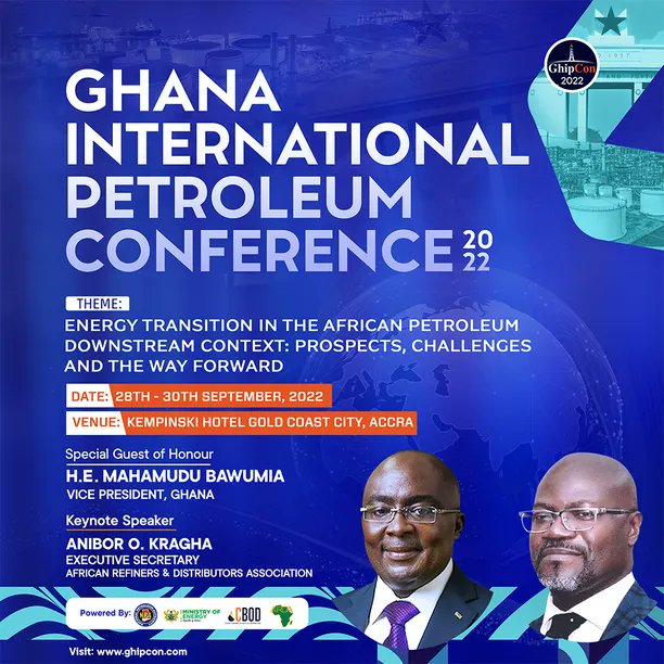 arda_africa's tweet photo. Nous sommes à jour J-5 du GhiPCon, conférence organisée par l'ARDA et la @NPAGhana qui se tiendra à Accra, au Ghana du 28 au 30 septembre prochain.

#ARDA #GHIPCON #ENERGIE #PETROLE #AFRIQUE #GAZ https://t.co/coVtQLV6b9
