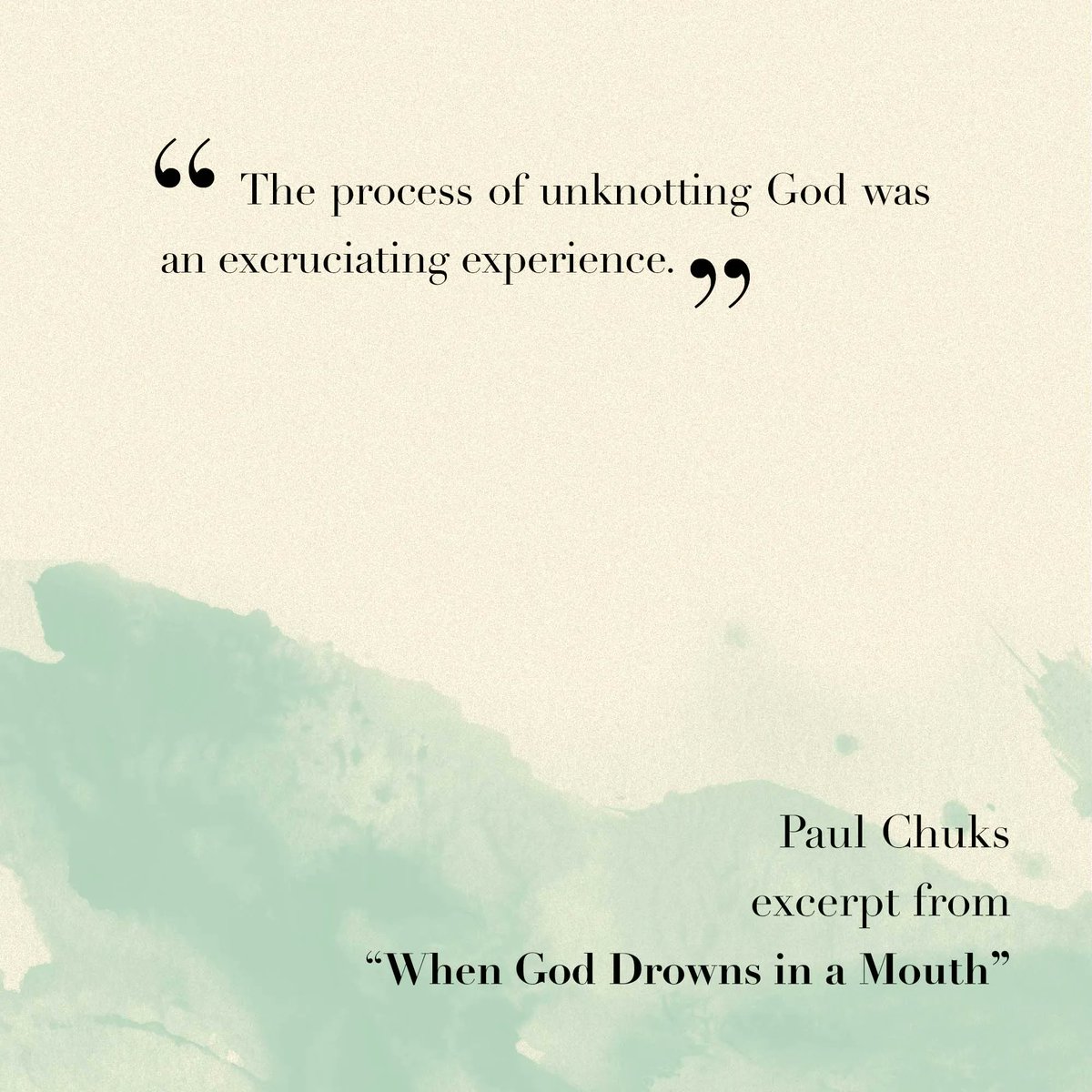 Another short excerpt from @PaulxChuks' piece 'When God Drowns in a Mouth', published in 'Transitions'. We hope you already own a copy of the issue, but in case you still don't, why don't you purchase one for yourself and one for a friend, maybe?
epochpress.org/shop