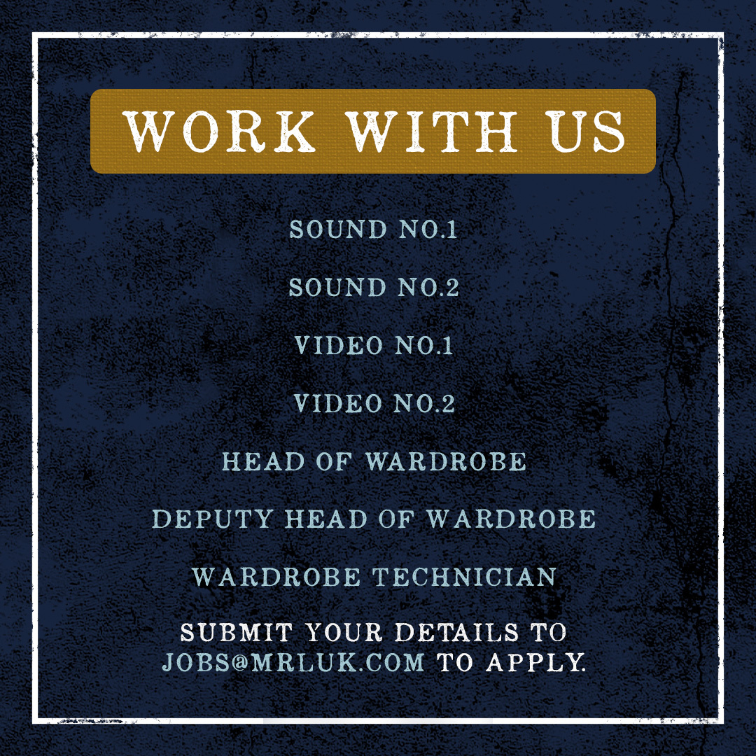 We're recruiting across various departments on @AliceUnderLDN opening March 2023:

✨ Stage Management
✨ Lighting
✨ Sound
✨ Video
✨ Wardrobe

Send your CV, cover letter and Equal Opportunities form to jobs@mrluk.com - excited to hear from you!
👉 thisislabyrinth.com/work-with-us/