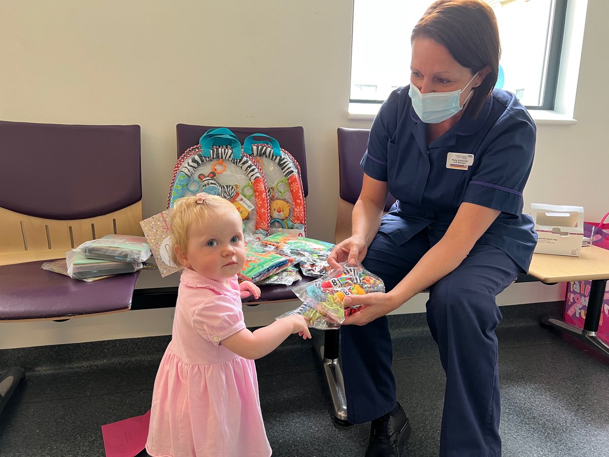 Meet Eadei! 👶👋 

Wanting to do something to thank the staff on <a href="/NeoUHNM/">Neonatal UHNM</a> for the care given to her after being born at 33 weeks, her family held a birthday fundraiser ➡️ bit.ly/3fe9cB0