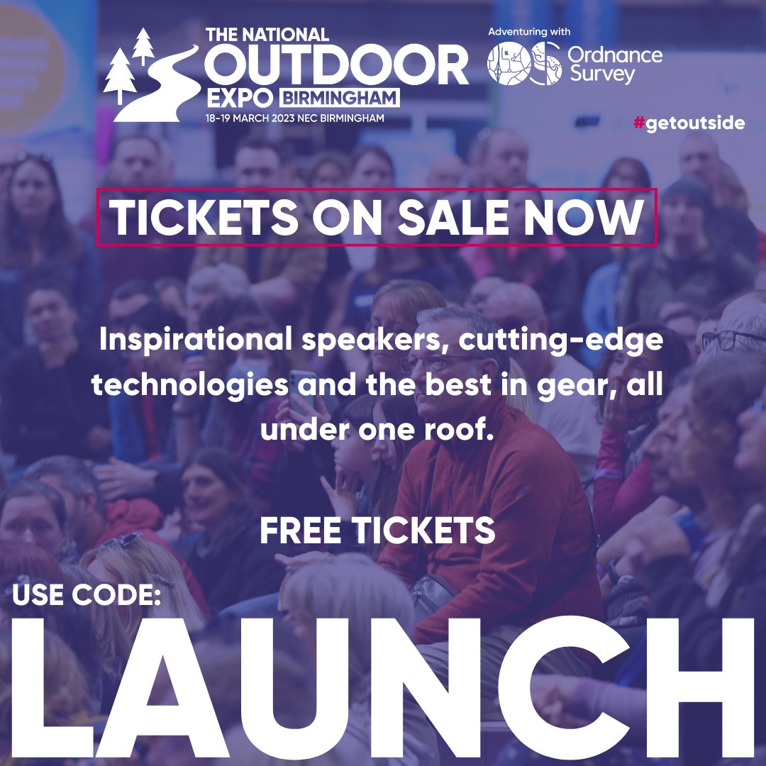 🚨The box office for The National Outdoor Expo is now LIVE. 

To celebrate we are giving away FREE tickets to the show when using the code LAUNCH at checkout. Head to the link below to secure your tickets 💥

nationaloutdoorexpo.seetickets.com/event/national…