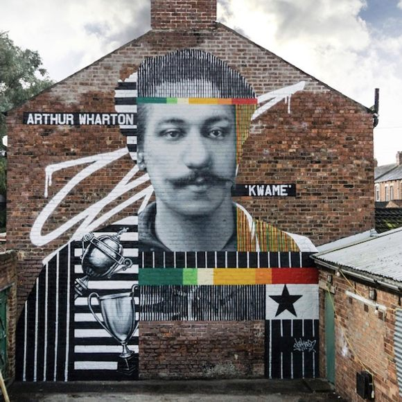 Delighted to meet <a href="/arthurwharton/">Shaun Campbell 🇧🇧🏴󠁧󠁢󠁥󠁮󠁧󠁿</a> and begin working with the Arthur Wharton Foundation on the regeneration of the denes in Darlington, and look forward to a blossoming partnership. For more information about this truly inspiring charity visit; arthurwhartonfoundation.org