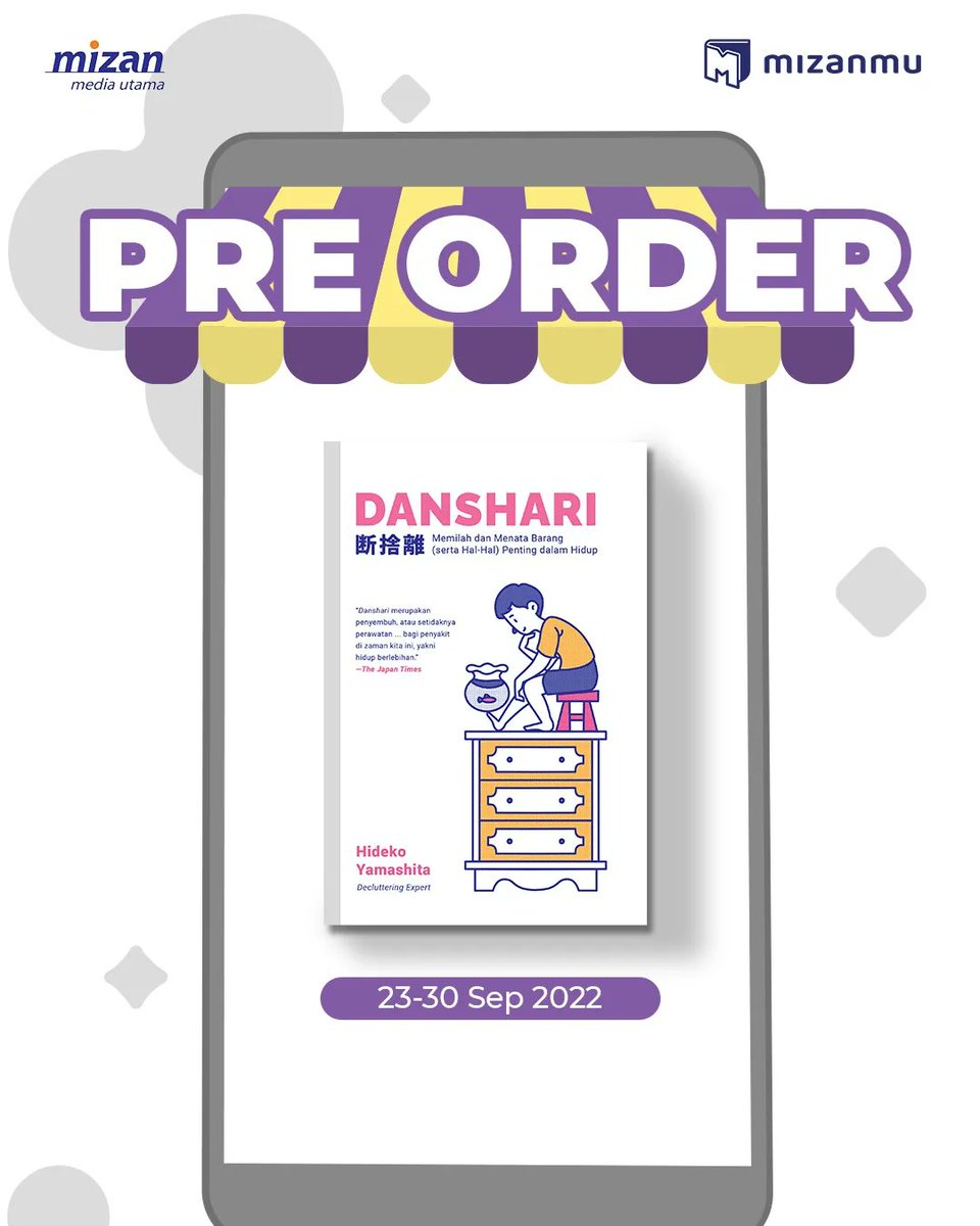 mizanmediautama's tweet photo. Siapa yang suka bilang "sayang ahh, masih bisa dipakai" ke barang yang sebenernya udah gak pernah kamu sentuh? 🤭

Tandanya, kamu wajib ikutan PO ini. 
MULAI HARI INI! Ada dibeberapa tbo kesayanganmu, yaa 🥰 

#Danshari https://t.co/rk8BJ00wJE