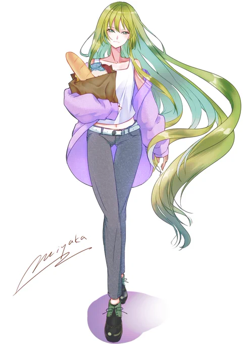 82日目秋服エルキドゥ #100日チャレンジ #FGO 