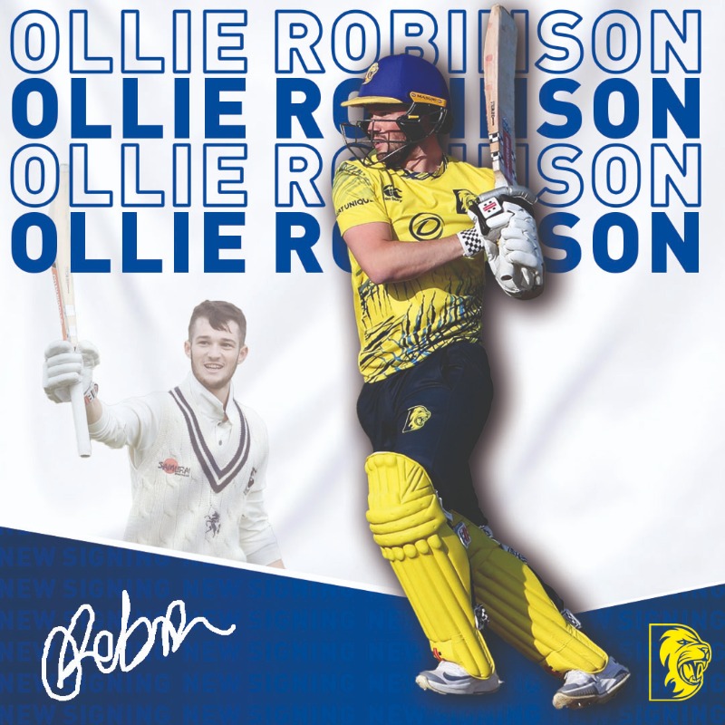 DurhamCricket's tweet photo. Durham Cricket are delighted to announce the signing of Ollie Robinson from Kent on a three-year deal ahead of the 2023 season ✍️

#ForTheNorth