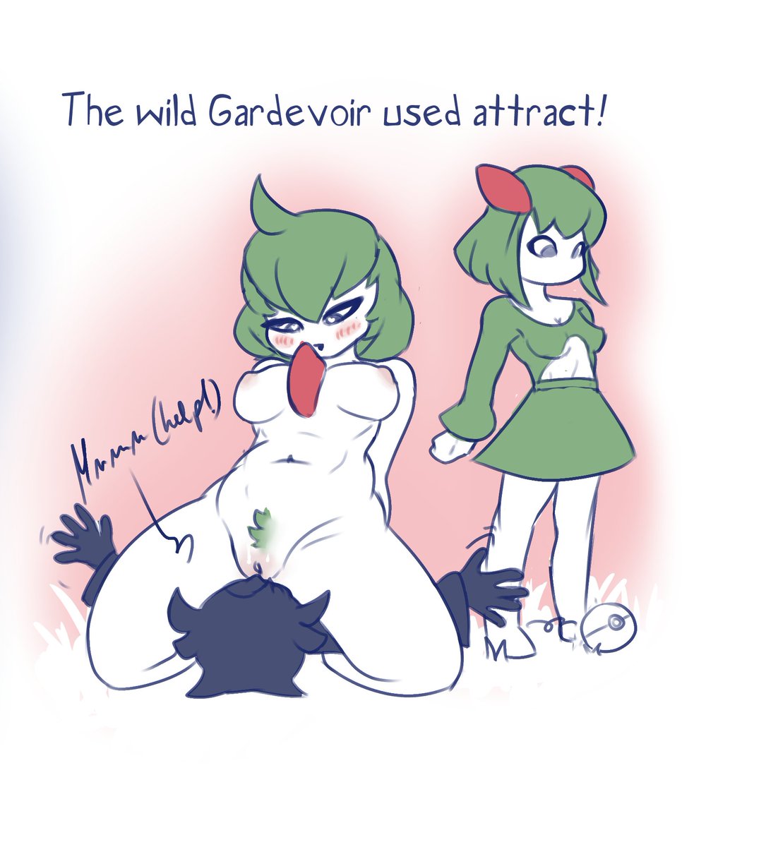 BredEat's tweet photo. Trying to catch a "wild" gardevoir https://t.co/FSAcbZebob