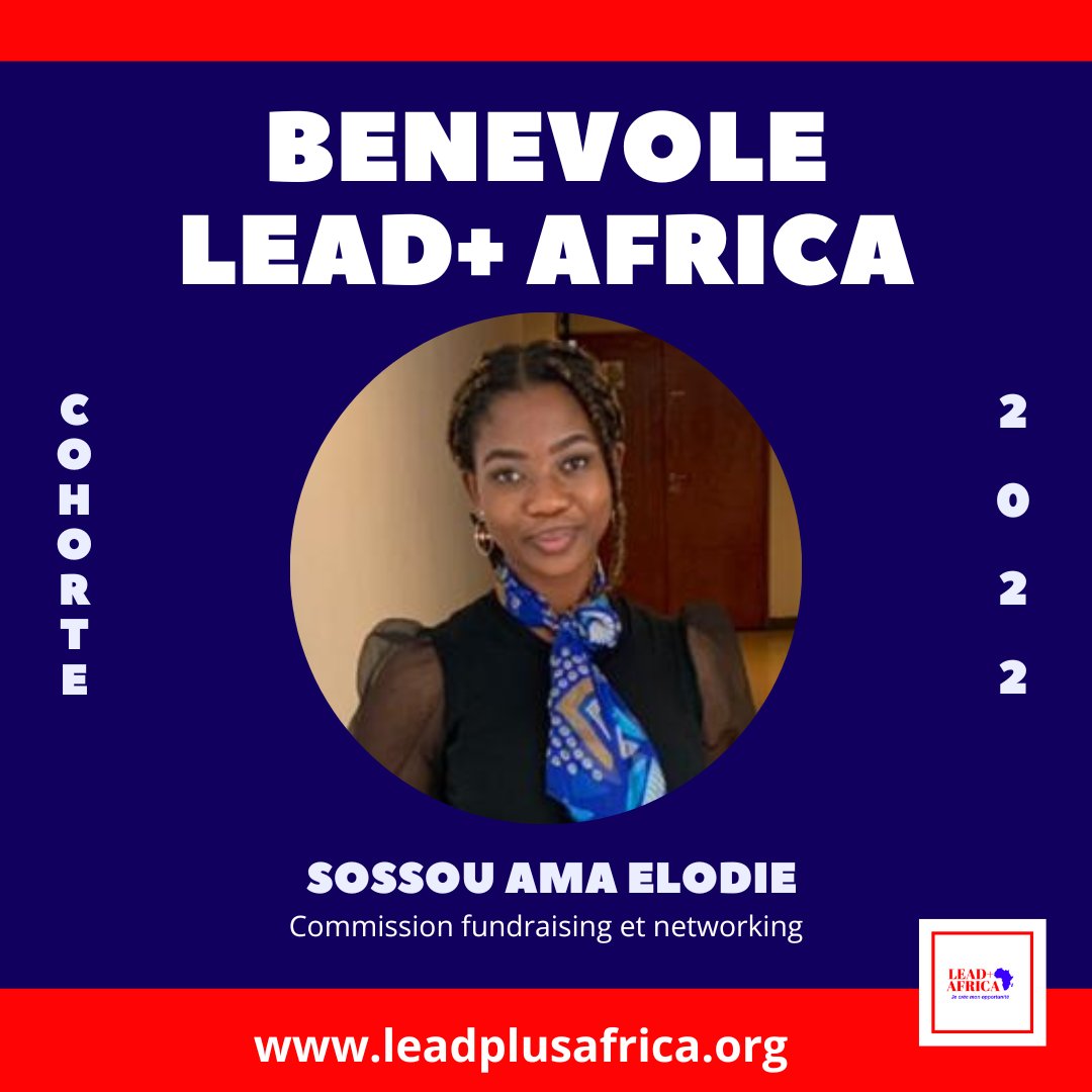 leadplusafrica's tweet photo. FOCUS BENEVOLE 2022 🤩

Étudiante en Finance de marché, Elodie SOSSOU est passionnée par le volontariat  et soucieuse de l'autonomisation des femmes en Côte d'Ivoire. 
#leadplusafrica #benevolat #CIV225 https://t.co/cDuUg1lepe