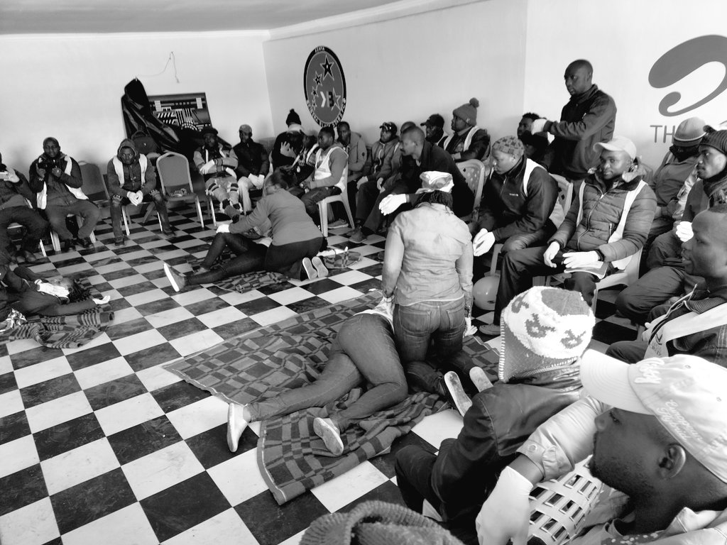 right_ke's tweet image. Happening now #FirstAid session by #medswift trainers