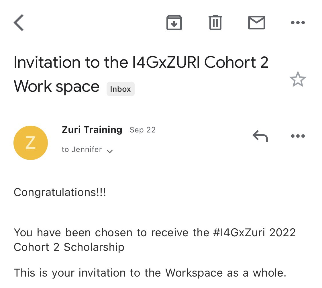 WomanEvolvee's tweet photo. I was just accepted for the #14Guri Cohort
2 scholarship, and I'm excited to learn and improve my
tech career. Thanks to @ingressive4Good and
@thezuriteam for their contributions". https://t.co/ZcFdUNGDNE