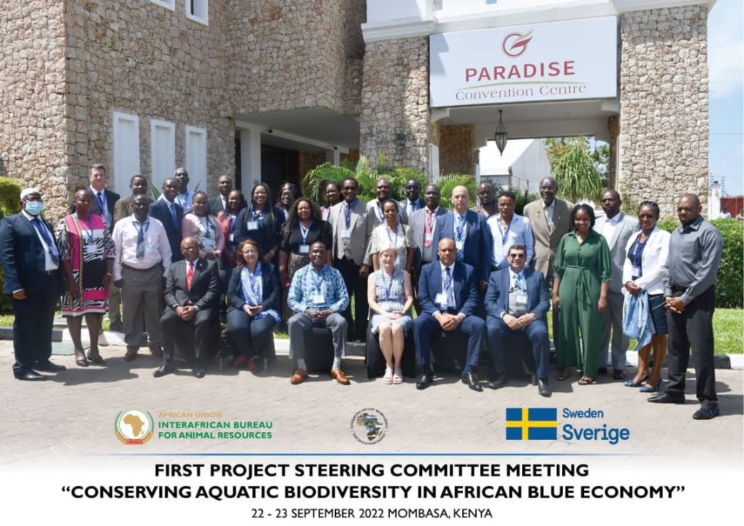 👏From 21 and 23 Sept 2022, Mombassa Kenya🇰🇪
ECOWAS(agriculture and rural Directorate)  participated at the first  steering committee of the Support to Water and Sanitation project   🎯🎯"conserving aquactic biodiversity in Africa blue economy project" for AU member states.