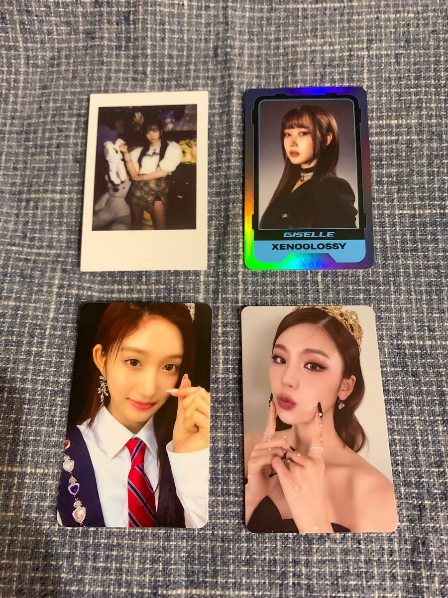 m00nlightbuter4's tweet photo. wts lfb ph itzy aespa ive

strictly sold as set
- 550 php, 500 if payo

🏷 leeseo finger heart giselle character pc polaroid yeji checkmate crown noot noot

#ellesells

pls help rt @itzymarketph @aespamarketph_ @IVEmarketph https://t.co/Cs8WjCDDor