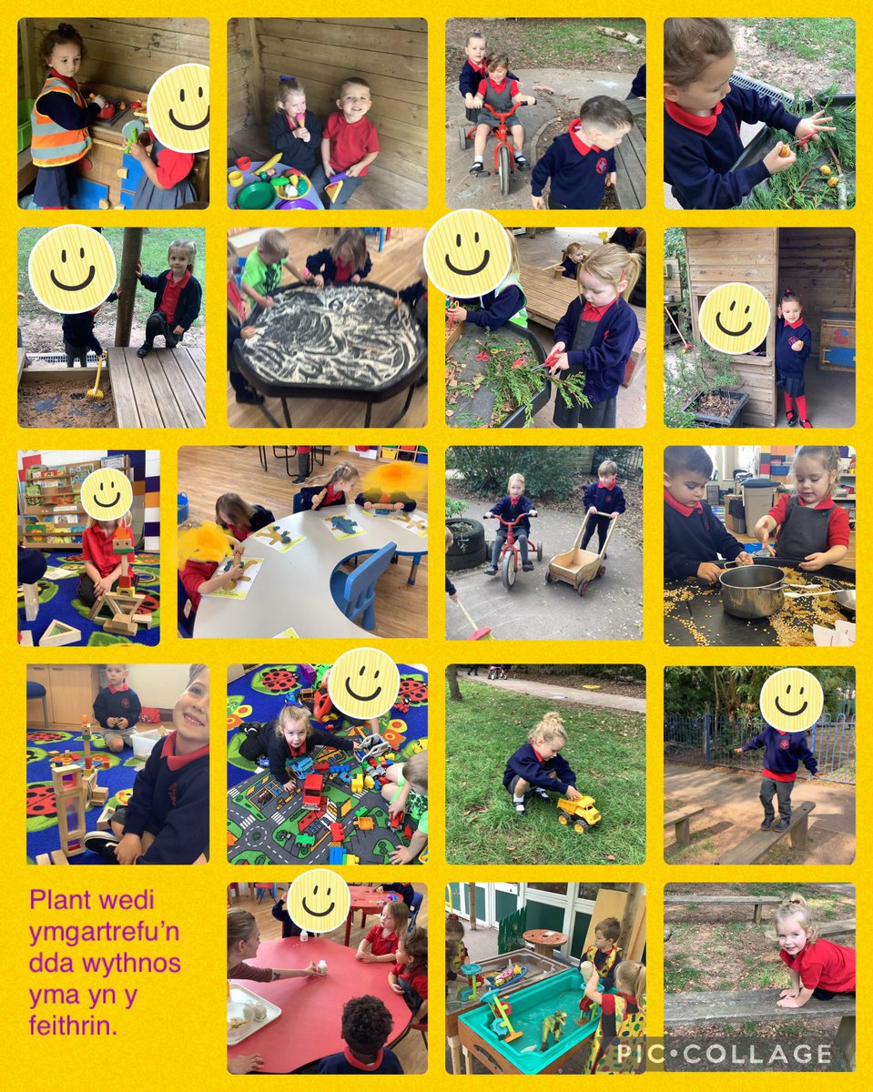 YbeMeithrin's tweet photo. Mae plant y feithrin wedi ymgartrefu’n dda yr wythnos yma. ☀️😃 https://t.co/tfYukeRIho