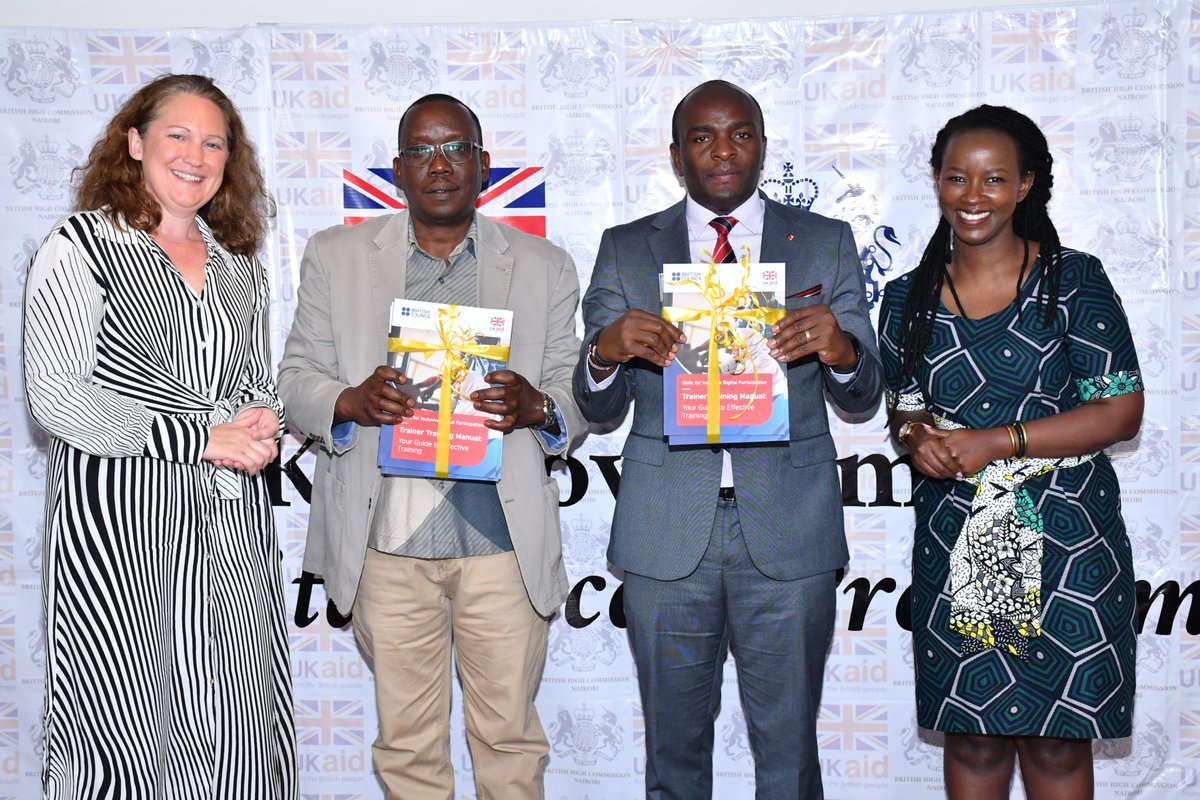 ke_British's tweet photo. Yesterday, we held a workshop to introduce training manuals developed through our SIDP programme. We worked with experts globally in developing the manuals &amp; materials. Access the manuals 
👉https://t.co/AAxkzWRXBW 
@FCDOGovUK @Nairobits @NGECKenya @apdkdisability @ACWICT https://t.co/tVKLCaKJOI