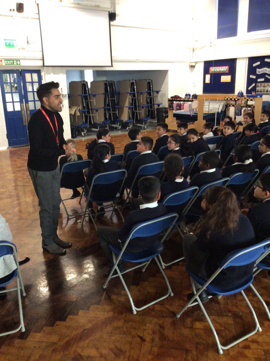 Year 5 are so lucky to have their own presentation from <a href="/DrRanj/">Ranj Singh</a>. What a great end to the week!