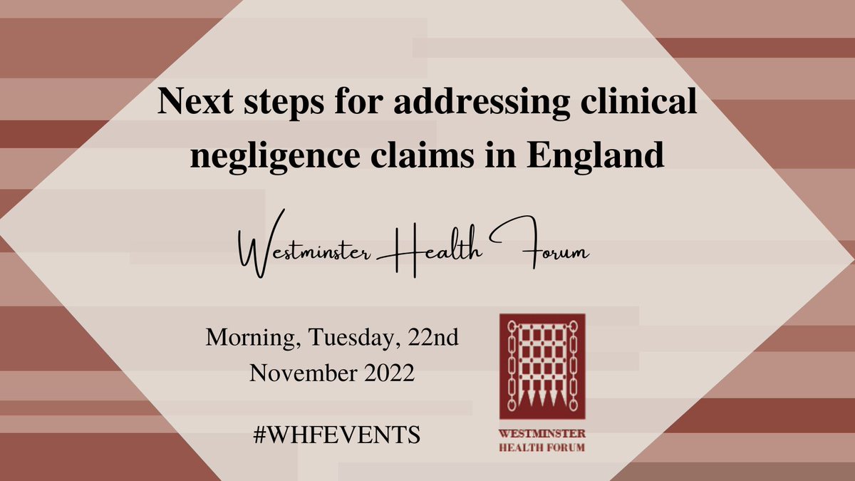 wfpevents's tweet photo. Are you interested in Next steps for addressing clinical negligence claims in England?

Join @WHFEvents on the 22nd November to discuss this with speakers including @John_T_Machin @HealthwatchE @NHSResolution @MDDUS_CEO @OfficialUoM! 

More information: https://t.co/iJM1IXFuH8 https://t.co/HlrLTftB3l