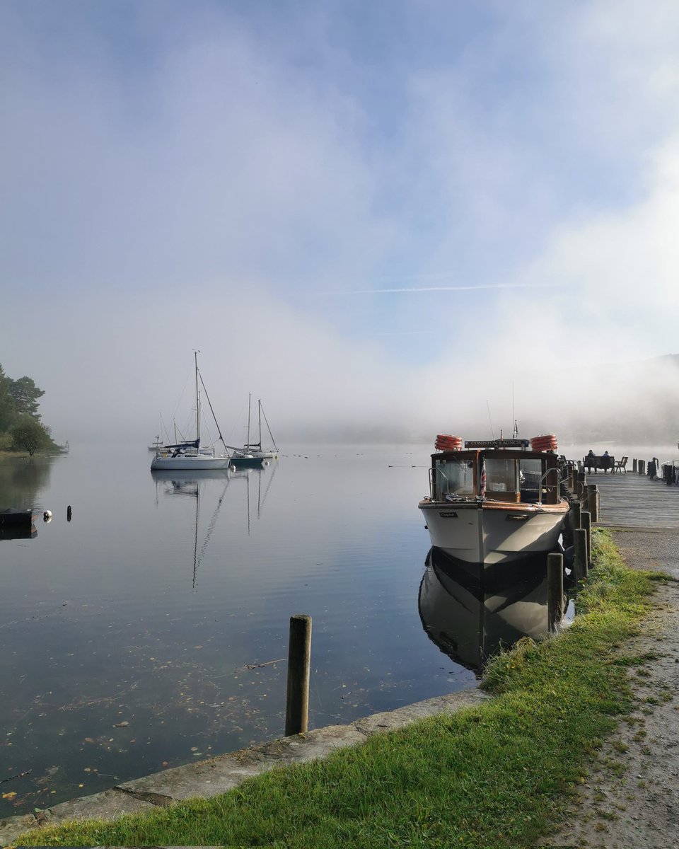 A beautiful misty start to the morning after all the rain yesterday
#conistonlaunch #coniston #conistonwater #lakedistrict #thelakes #cumbia #tourism #touristattraction #dogfriendly #autumn #campbell #scenery #daysout #daysoutwithkids #passengerboat