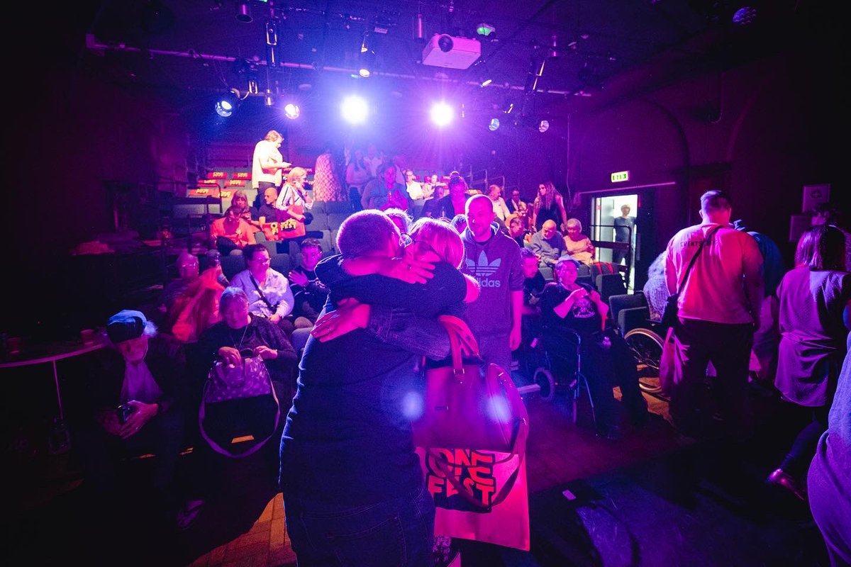 unanimatheatre's tweet photo. Todays is the day! Final performance of State of Independence… get yourself to Derby people. Photo credit @tom_platinum_morley @derbytheatre #learningdisabled #learningdisabilityuk #devisedtheatre #neurodivergentartists https://t.co/5Qy6CwB7gZ