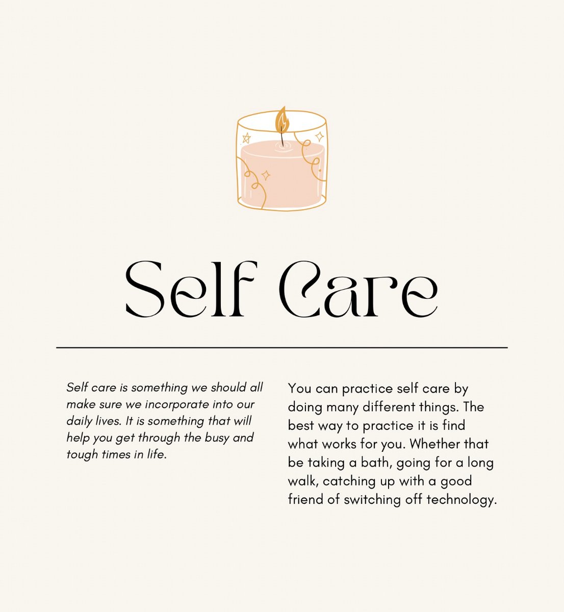 Self Care 💖