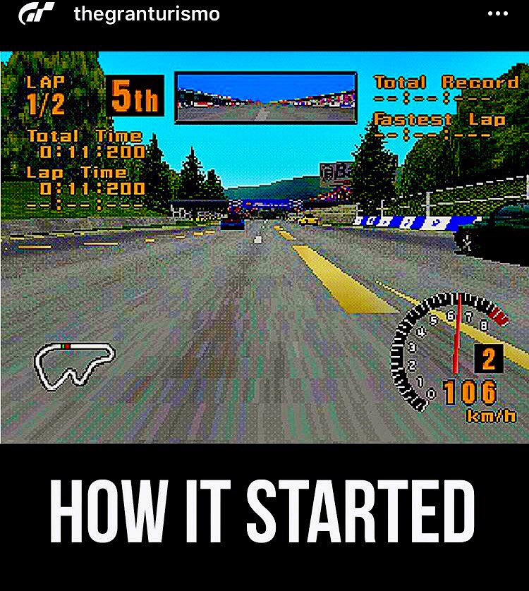 Where it all started!! Cars are not just Machines they are a work of art it takes skill to be fast but you have to respect the art of racing and the car!💯 #granturismo1 #granturismo 
#racing #love #racecars #racingskills 
#passion