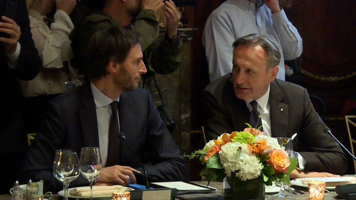 MFA_MNE's tweet photo. At the invitation by @SecBlinken, 🇲🇪FM @RankoMNE attended the #Transatlanticdinner in #NewYork ⤵️ https://t.co/ulM4xlP4tB