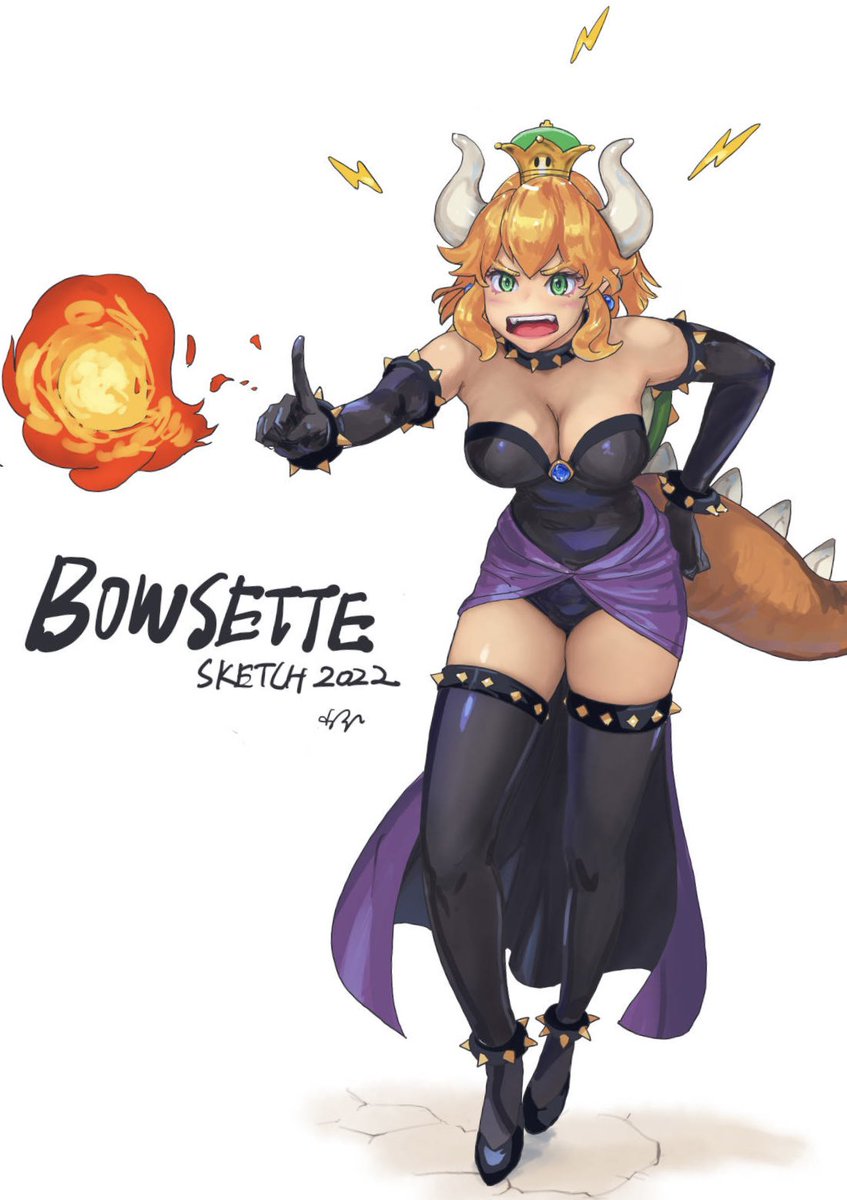 遅くなったけどクッパ姫Happy Birth Day!! ガウッガウッ
#Bowsette 