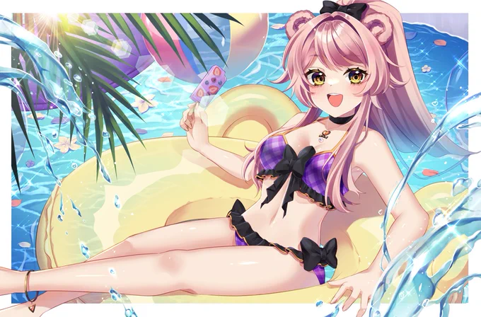 #夏が終わりそうだし今年描いた水着絵を貼ろう この夏、水着の絵10枚描いてました!入りきらない夏 