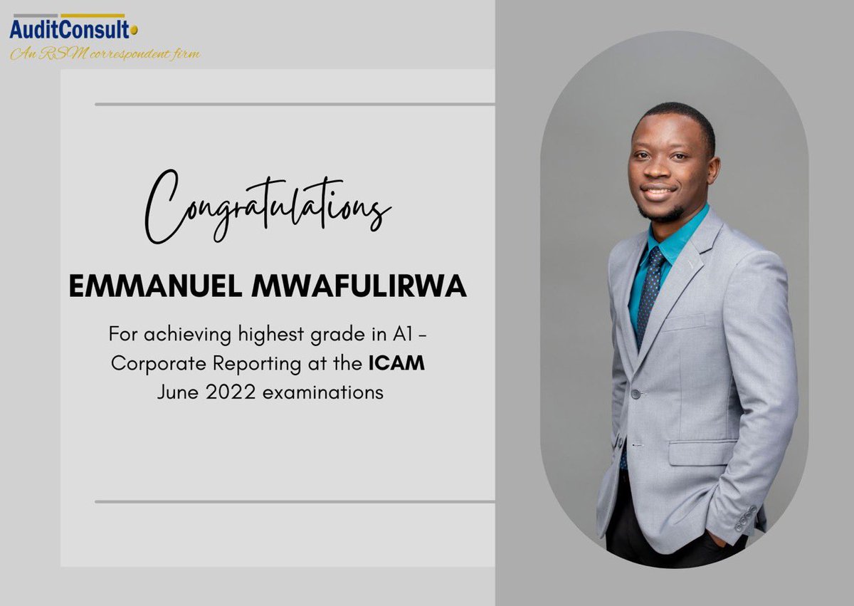 auditconsultmw's tweet photo. Congratulations Emmanuel https://t.co/y4LdfM4vVx