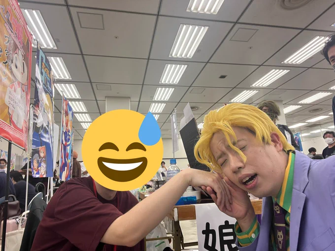 頬ずり初のフォロワーさんと話もできて良かったです(*^^*)いや優しすぎんだろ1枚目:アカさん: 2枚目:こがらさん: 