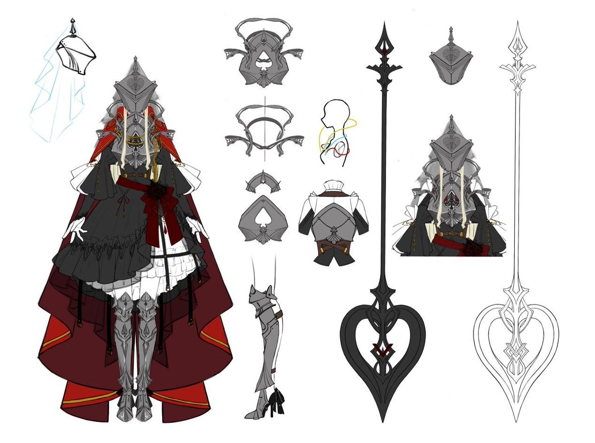 ringdoll's tweet photo. #ringdoll New character - [Knight of Spades]♠️

Share you the design drawings~
#asianballjointeddoll #bjdphotography #balljointeddoll #bjdmakeup #bjd #abjd #doll #resindoll #dolls #designdrawings #spades https://t.co/o45VwkvmcG