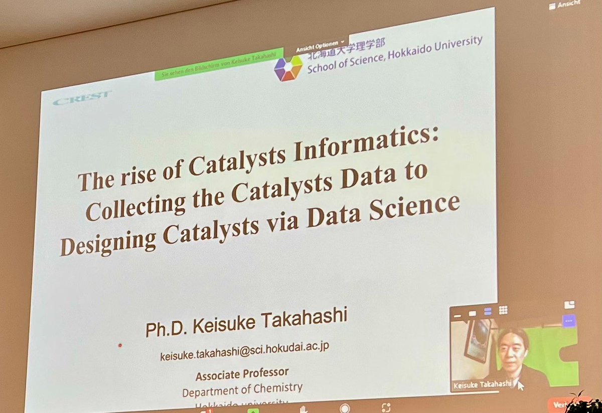 NFDI4Cat's tweet photo. Day 2 at #ADCR22 Today we started with an overview of the #NFDI4Cat Consortium. Later we had a great international lecture by Keisuke Takahashi @HokkaidoUni and afterwards the "offline" Poster Session. We look forward to the rest of the day! https://t.co/pqvIpBxzea