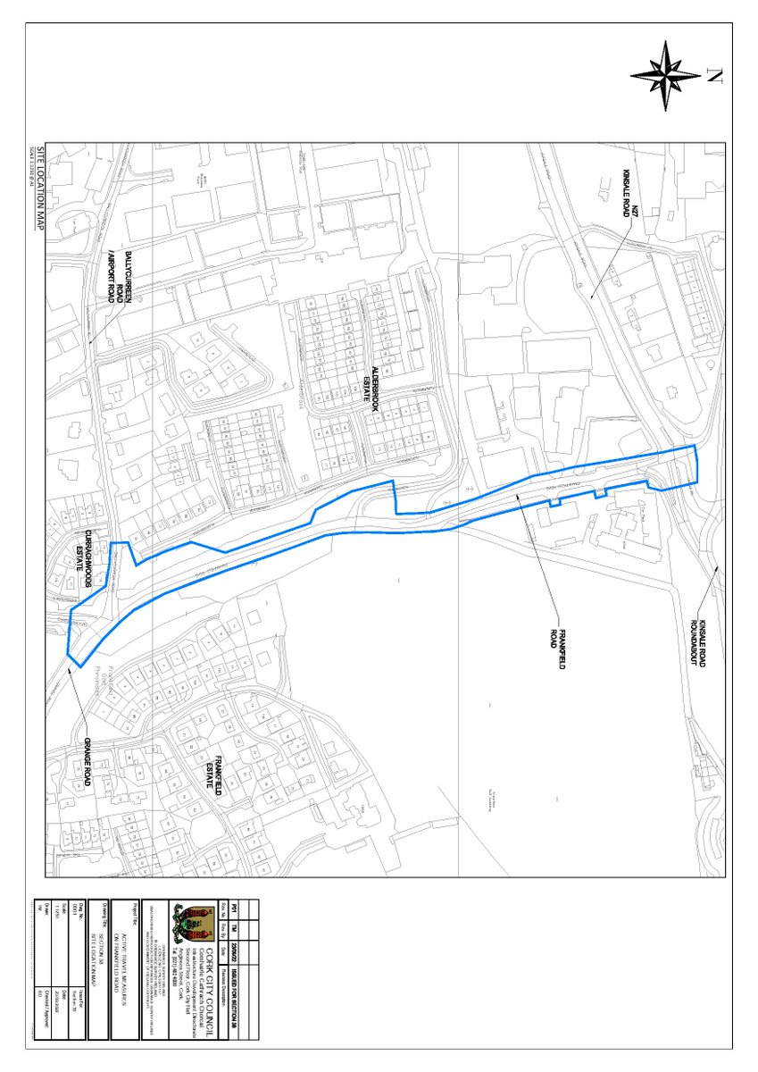 sendboyle's tweet photo. Frankfield Road Active Travel public consultation begins today. https://t.co/vG599sN62Y